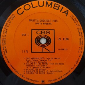 11182945;【国内盤/10inch】Marty Robbins / Marty's Greatest Hitsの画像3