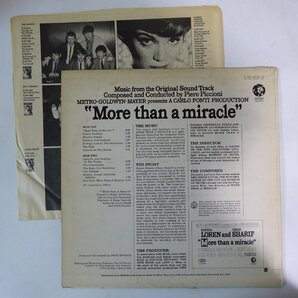 11183090;【US盤】Piero Piccioni / More Than A Miracle イタリヤ式奇跡の画像2