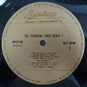 11183331;【国内盤/2LP】Ray Charles / The Essential Folk Bluesの画像3