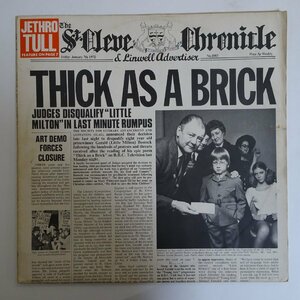 11183651;【国内盤/プロモ白ラベル/NewsPaperジャケ】Jethro Tull / Thick As A Brick ジェラルドの汚れなき世界