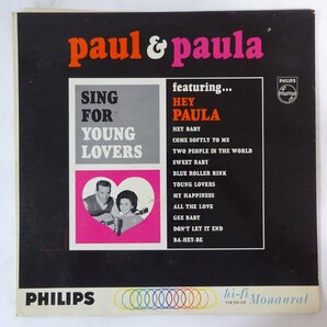14029935;【US盤/虹ラベル/MONO/コーティング】Paul & Paula / Sing For Young Loversの画像1