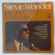 14029929;【USオリジナル/シュリンク付】Stevie Wonder / For Once In My Life_画像1