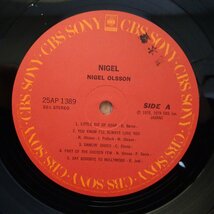 11184138;【帯付き/プロモ】Nigel Olsson / Nigel 涙のダンシング・シューズ_画像3