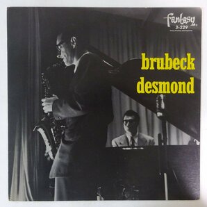 11184299;【国内盤/Fantasy/MONO】The Dave Brubeck Quartet Featuring Paul Desmond / Brubeck Desmondの画像1