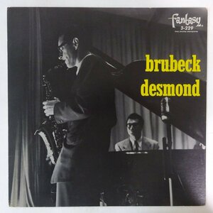 11184299;【国内盤/Fantasy/MONO】The Dave Brubeck Quartet Featuring Paul Desmond / Brubeck Desmond