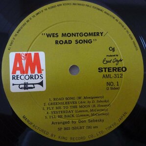 11184301;【国内盤/A＆M】Wes Montgomery / Road Songの画像3