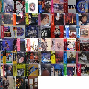 Q10460【大量!ALL国内盤帯付!】 ALL JAPANESE PRESS WITH OBI ROCK & POPS 洋楽 120枚以上3箱セット/GEORGE HARRISON,ELVIS PRESLEY 他②の画像1