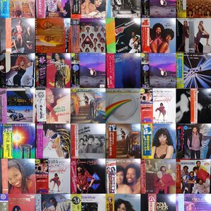 Q10442【大量!ALL国内盤帯付!】 ALL JAPANESE PRESS WITH OBI SOUL DISCO FUNK系 80枚以上2箱セット/STEAVIE WINDER,DONNA SUMMER 他①の画像1