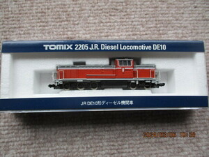 N ゲージ　TOMIX 2205 JR DE10 ディーゼル機関車 　動作確認済