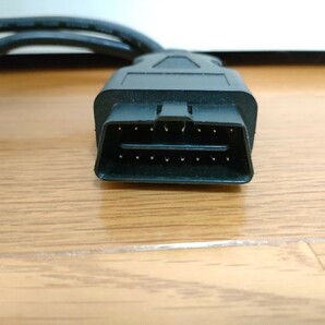 【送料無料】 OBDⅡ 分岐コネクタ 延長 二股 OBD2の画像2