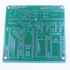 RC6502 Apple 1 SBC 基板 Revison H レプリカ Replica PCB 6502 CPU ROM 28C64 28C256 Arduino Nano v3.0 PIA 6821マイコン ボード drjis
