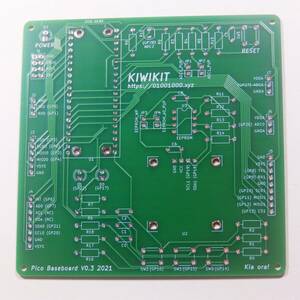 Raspberry Pi Pico base board basis board experiment research development test SSD1306 OLED LCD EEPROM I2C SD card laz Berry pie pico RP2040 eam8o