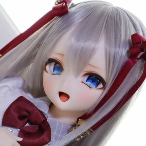 【ばけまろ】DDH-10 SW肌 (難アリ)ソフビ盛り開口カスタムヘッド+自作おまけアイ