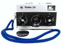 【良品】Rollei 35　ローライ　Tessar3.5/40　ドイツ製　レトロ　アンティーク　コンパクトカメラ　可動品　シャッターOK_画像1