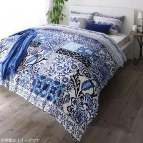  made in Japan * cotton 100% ground middle sea resort design cover ring nouvellnveru futon cover set bed for navy 