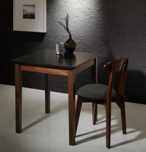  construction installation attaching modern design Worthwa-s dining te- blue black × walnut W68 black × walnut 