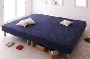  family ... large mattress-bed ELAMSe Ram s pocket coil microfibre type set Queen legs 8cm Sakura 