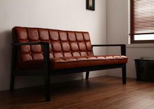  tree elbow retro sofa arttica-tik2P Camel Brown 