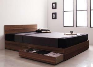  simple modern design * storage bed Pleasatp leather to walnut Brown white 