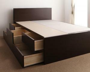  customer construction modern light * outlet attaching chest bed Huettehyute bed frame only semi-double white 