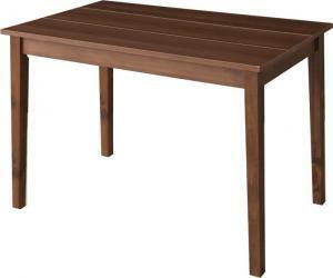  construction installation attaching Northern Europe taste Lucks lux dining table Brown W115 Brown 