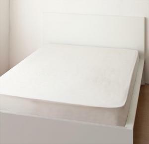 モダンボーダーデザインカバーリング rayures レイユール ベッド用ボックスシーツ クイーン ホワイト