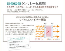 9色から選べる シンサレート入り布団 プレミアム敷布団タイプ ボリュームタイプ セミダブル8点セット ワインレッド_画像10