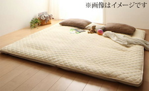  sleeping comfort * color * type also selectable large size. pad * sheet series bed pad cotton 100% towel Family ivory 