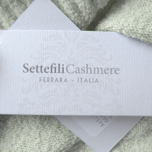 ◇◆Settefili Cashmere（セッテフィーリ カシミア）/タイルに包まれているかのようなコットンシルクパイルカットソー【46(S)】/3.6万_画像6