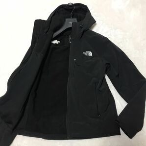 ノースフェイスTHE NORTH FACE ウィンドウォールWINDWALL ジップアップ マウンテンパーカー ナイロンジャケット メンズ ブラック アウターの画像1