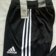 adidas ジャージ トラックパンツ メンズ L 黒 未使用 アディダス 3本 ライン_画像3