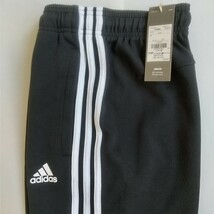 adidas ジャージ ロングパンツ メンズ S 黒 未使用 3本 ライン_画像2