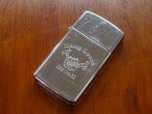 ∇花∇ヴィンテージ ZIPPO 2000年製 Hang Loose HAWAII ハワイ アロハ スリム ジッポー オイルライター 喫煙具 98 【検マルボロハーレー