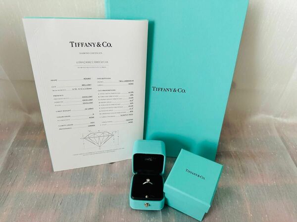 【新品未使用品】Tiffany ティファニー 婚約指輪 リング