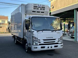  animation have! selling out!H30 year Isuzu Elf ELF hybrid chilling refrigerator higashi pre 3 times till setting possible 2.9L diesel smoother Saga 