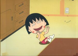 A cell picture Chibi Maruko-chan ( background attaching ) that 9