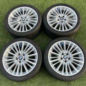 傷無 BMW 純正 19in 8.5J +33/9J +44 PCD120 F10 F11/DUNLOP ダンロップ 2 3 4 5 6 7 シリーズ X3X4X5 M2M3M4M5 F06 F12 F13 BBS RAYS WORK