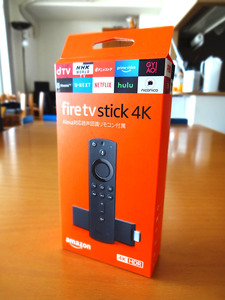 Amazon fire tv stick 4K 第1世代 　アマゾンファイアーTV　Alexa対応音声認識リモコン　付属品完備