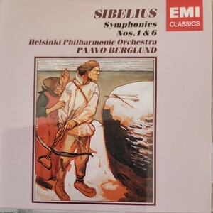 CD　シベリウス交響曲第１番、第６番　パーブォ・ベルグルンド指揮　ヘルシンキ・フィルハーモニー管弦楽団
