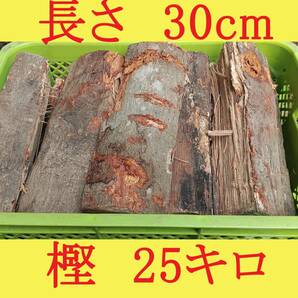 【約25キロ】樫 30cm◆乾燥薪 大割 ◆暖炉・薪ストーブ・キャンプ