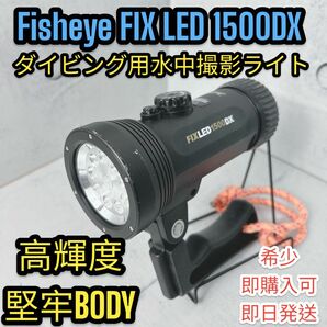 【希少】ダイビング用水中撮影ライトFisheyeFIX LED1500DX 