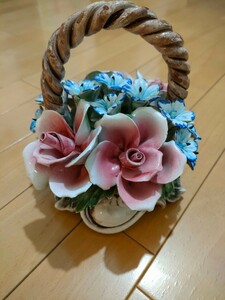 陶花 カポディモンテ CAPODIMONTE 陶器 花