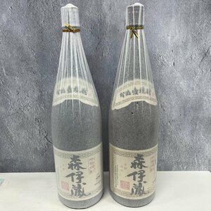 ◎M355【未開栓】森伊蔵 一升 芋焼酎 1800ml２本セット 訳有り品 森伊蔵酒造 かめ壺焼酎 本格焼酎 芋焼酎 古酒 (rt)