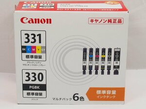 △473△【未使用・未開封】Canon キャノン 純正インクカートリッジ BCI-331+330 マルチパック6色 期限2025.03