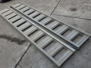  used day light 2.5t/ collection aluminium bridge 2 pcs set PXF25-300-32 total length 3m× valid width 320(mm) new ..