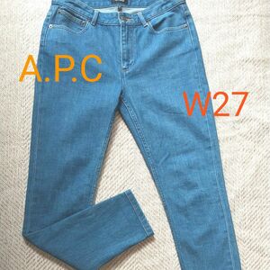 A.P.C.デニムパンツ W27 ハイスタンダード スリムストレート ジーンズ Gパン