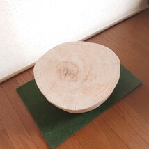 ひのき珈琲テーブル ワイドサイズ・無垢無塗装・オーガニック・天然アロマウッド_画像5