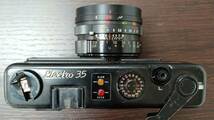 #1317C【ヤシカ　フィルムカメラ　Yashica Electro 35　外付レンズ付　後付ワイドフィルター付　動作未確認　中古】_画像3