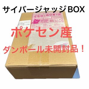 ポケモンカード　サイバージャッジBOX ダンボール未開封品　ポケセン産