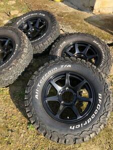 中古　ZERO1 HYPER 16インチ 5H139.7 5.5J -20 BF Goodrich T/A KO2 225/75R16 2018年製 4本セット ジムニーカスタムなど